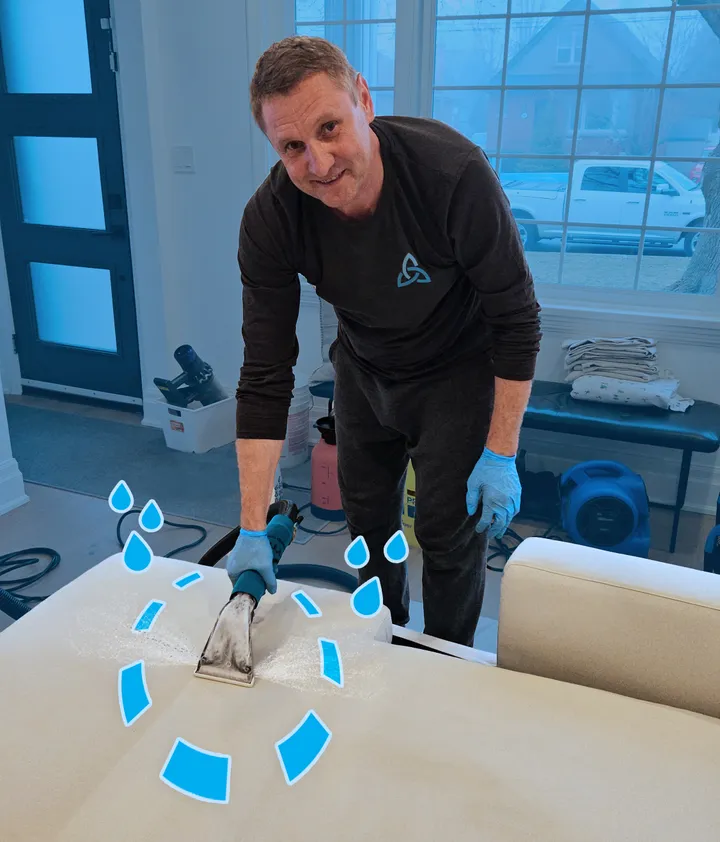 Professional upholstery cleaning in Toronto